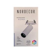 Spot Led Embutir Kona 3W 2700K 24 IRC 97 Branco Bivolt - Nordecor - 6437 Spot Led Embutir Kona 3W 2700K 24 IRC 97 Branco Bivolt - Nordecor - 6437