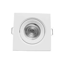 Spot Led Embutir Quadrado 7w 3000K ABS Bivolt - Ledgold