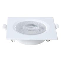 Spot Led Embutir Quadrado 8w Branco - Blumenau Iluminação 6500k Luz Branca