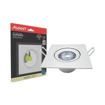 Spot LED Embutir Quadrado Bivolt 12W 4000K Avant Spot LED Embutir Quadrado Bivolt 12W 4000K Avant