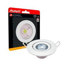 Spot Led Embutir Redondo Avant 3000k 3w Luz Amarela Biv