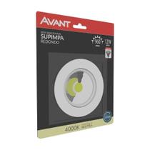 Spot Led Embutir Redondo Bivolt 12w 4000k Avant