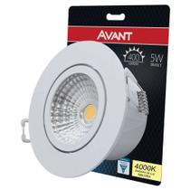 Spot LED Embutir Redondo Bivolt 5W 4000K Avant Spot LED Embutir Redondo Bivolt 5W 4000K Avant
