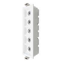 Spot led embutir retangular 24 10w 3000k branco 1200lm bivolt cinderella