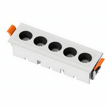 Spot Led Embutir Retangular Luminária Focco Pontual 15cm 10W