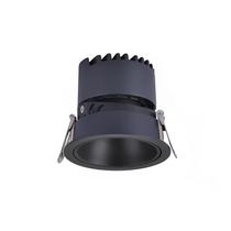 Spot LED Embutir Zagle 10W Preto 2700K Quente Nordecor