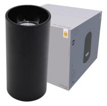 Spot Led Haut Redondo 12w Branco Quente 2700k Preto Avant