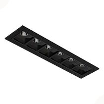 Spot LED Interlight Embutir Mini Picco Led 14w 2700k Interlight 4993 Luz Quente Amarelada Aconchegante Estrutura Linear Retangular Profissional