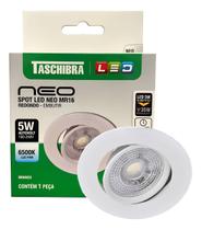 Spot Led Neo Mr16 Embutir Redondo 5w Taschibra 3000k