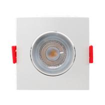 Spot Led Opus 3W Embutir Quadrado Direcionável 3000K 110/220