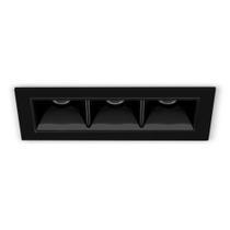 Spot Led Picco Embutir 7w Branco Quente 2700k 560lm Preto 34 Bivolt Ip40 Interlight