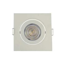 Spot LED Quadrado 3 Watts 6500K Bivolt Iluminação Direcionada - Uso Decorativo Comercial Residencial Spot LED Quadrado 3 Watts 6500K Bivolt Iluminação Direcionada - Uso Decorativo Comercial Residencial
