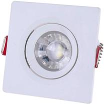 Spot Led Quadrado 3W 3000K Branco Quente Tramontina