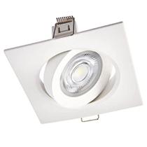 Spot LED Quadrado 3W Bivolt 6500K Branco para Teto e Forro Embutir Foxlux Spot LED Quadrado 3W Bivolt 6500K Branco para Teto e Forro Embutir Foxlux