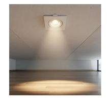 Spot Led Quadrado 4w 4000k Branco Autovolt Glight