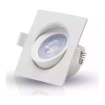 Spot Led Quadrado 5w Direcionável Design Olho de Boi