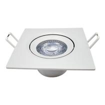 Spot Led Quadrado Direcionável 5W 4000K Bivolt