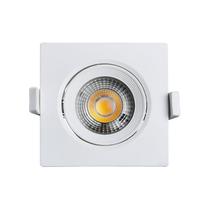 SPOT LED QUADRADO DIRECIONAVEL EMBUTIR 3W BRANCO NEUTRO 4000k BIVOLT GALAXY