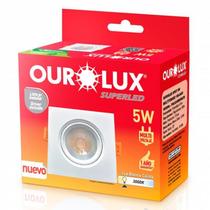 Spot LED Quadrado Embutir 05 watts Bivolt 6400k Branco frio OUROLUX