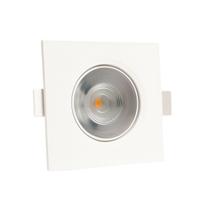 Spot Led Quadrado Embutir 5W Branco Quente 3000K Bivolt Design Moderno e Fácil Instalação