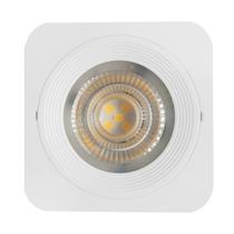 SPOT LED QUADRADO FIXO SOBREPOR 5W BRANCO QUENTE 3000k BRANCO BIV KIAN SPOT LED QUADRADO FIXO SOBREPOR 5W BRANCO QUENTE 3000k BRANCO BIV KIAN