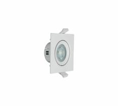 Spot LED Quadrado G-light 4W 6500K PBT Autovolt Branco Spot LED Quadrado G-light 4W 6500K PBT Autovolt Branco