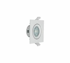 Spot LED Quadrado G-light 4W 6500K PBT Autovolt Branco