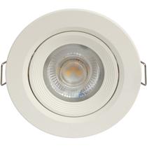 SPOT LED REDONDO DIRECIONAVEL EMBUTIR 7W BRANCO NEUTRO 4000k BIV EMBULED