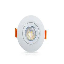 Spot LED Redondo Embutir 05 watts Bivolt 3000k Branco Morno OUROLUX