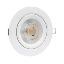 Spot Led Redondo Embutir 12W Branco Frio 6500K Bivolt - Alta Eficiência e Longa Vida Útil