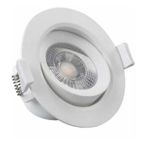 Spot Led Redondo Embutir 3W Branco Frio 6500k Bivolt - Luz Fria e Econômica com Alta Durabilidade