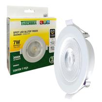 Spot Led Redondo Embutir 7W Luz Quente 3000K Amarelo Spot Led Redondo Embutir 7W Luz Quente 3000K Amarelo