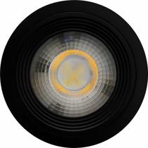 Spot led redondo fixo sobrepor 5w branco frio 6500k preto ctb Spot led redondo fixo sobrepor 5w branco frio 6500k preto ctb