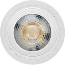 SPOT LED REDONDO FIXO SOBREPOR 5W BRANCO QUENTE 3000k BRANCO CTB