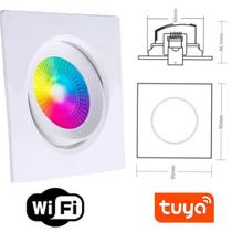 Spot Led RGB Inteligente Tuya 5W 400 Lumens - Alexa/Google - Jwcom Smart