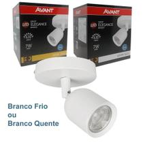 Spot Led Sobrepor 7w Elegance Branco Avant