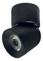 Spot Led Sobrepor Teto Alumínio 7w 6000k Branco Frio Preto Delis Yika Spot Led Sobrepor Teto Alumínio 7w 6000k Branco Frio Preto Delis Yika