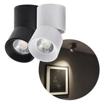 Spot LED Split Sobrepor Articulável 15W Branco Quente 36 Luminatti ST3129 - Branco