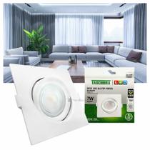 Spot LED Taschibra Alltop Embutir Quadrado 7W PAR20 45º