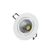 Spot Led Taschibra Embutir Redondo TSRL 409 9W Alumínio