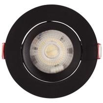 Spot Led Tramontina Redondo 3k 6500k Preto Luz Branca Tramontina Spot Led Tramontina Redondo 3k 6500k Preto Luz Branca Tramontina