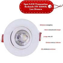 Spot LED Tramontina Redondo 5W 6500K Luz Branca