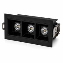 Spot LED Triplo Embutir 6w Minimalista Teto Gesso Sanca Projeto 3x2w IRC80 500Lm 3000k 4000k Bivolt Teto Gesso Sanca Spot LED Triplo Embutir 6w Minimalista Teto Gesso Sanca Projeto 3x2w IRC80 500Lm 3000k 4000k Bivolt Teto Gesso Sanca