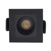 Spot LED Woody 1w Preto 3000K Quente Gaya