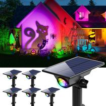 Spot Lights de energia solar GVSHINE Color Changing, pacote com 6