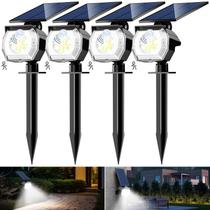 Spot Lights solar btfarm, pacote com 4, 52, sensor de movimento LED IP65 Spot Lights solar btfarm, pacote com 4, 52, sensor de movimento LED IP65