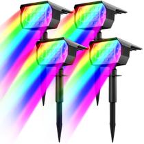 Spot Lights Solar Nipify, pacote com 4 unidades, RGB, à prova d'água