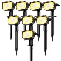 Spot Lights solar nipify, pacote com 8, 56 sensores de movimento LED, à prova d'água