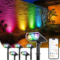 Spot Lights Solar Spot Lights Linkind SL5, pacote com 6 sensores de movimento RGB IP65 Spot Lights Solar Spot Lights Linkind SL5, pacote com 6 sensores de movimento RGB IP65