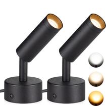 Spot Lights SUNVIE, pacote com 2 LEDs 3W 3000K/4000K/5000K 270lm Spot Lights SUNVIE, pacote com 2 LEDs 3W 3000K/4000K/5000K 270lm